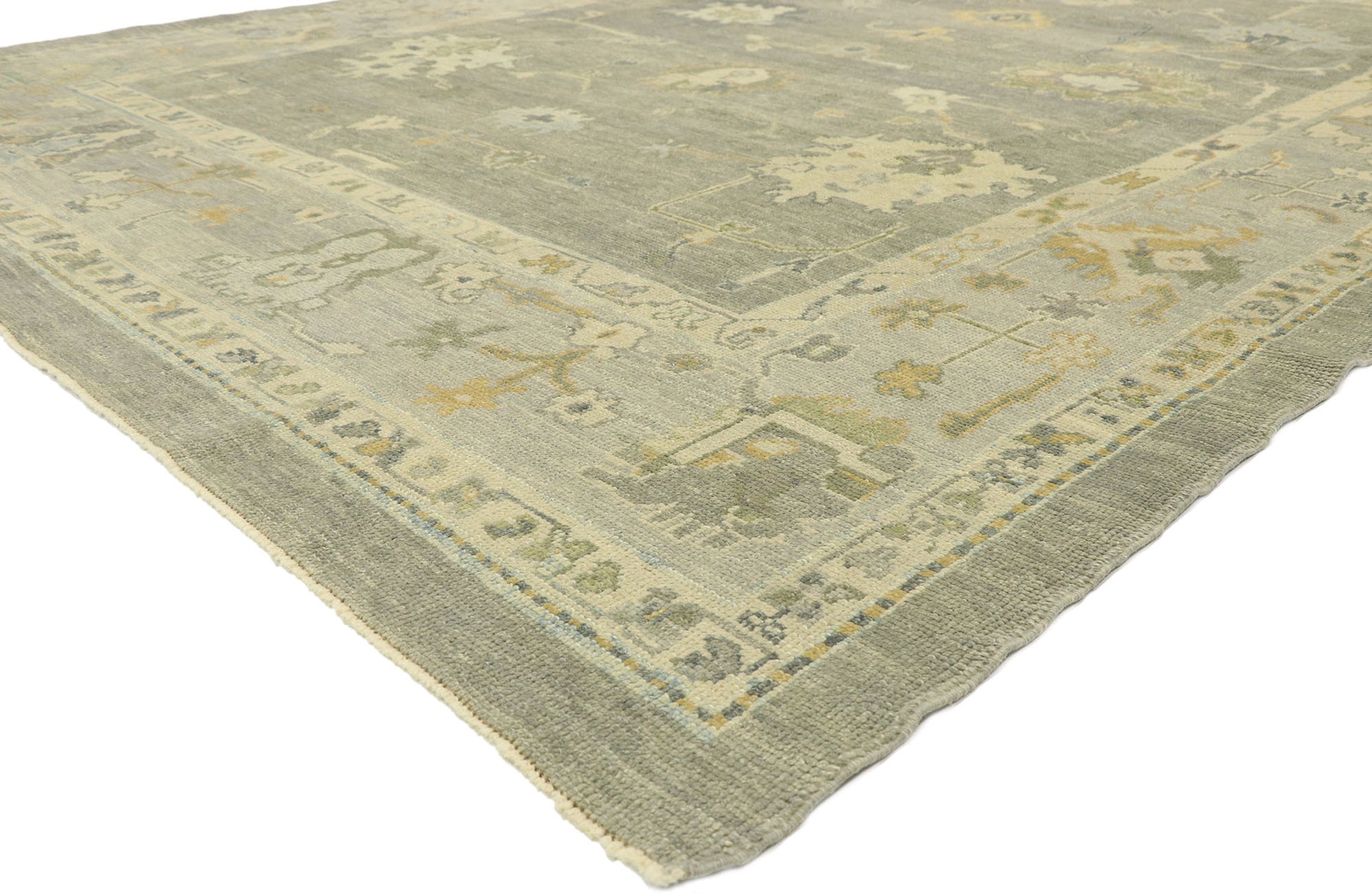 9 x 12 Contemporary Turkish Oushak Rug 52941