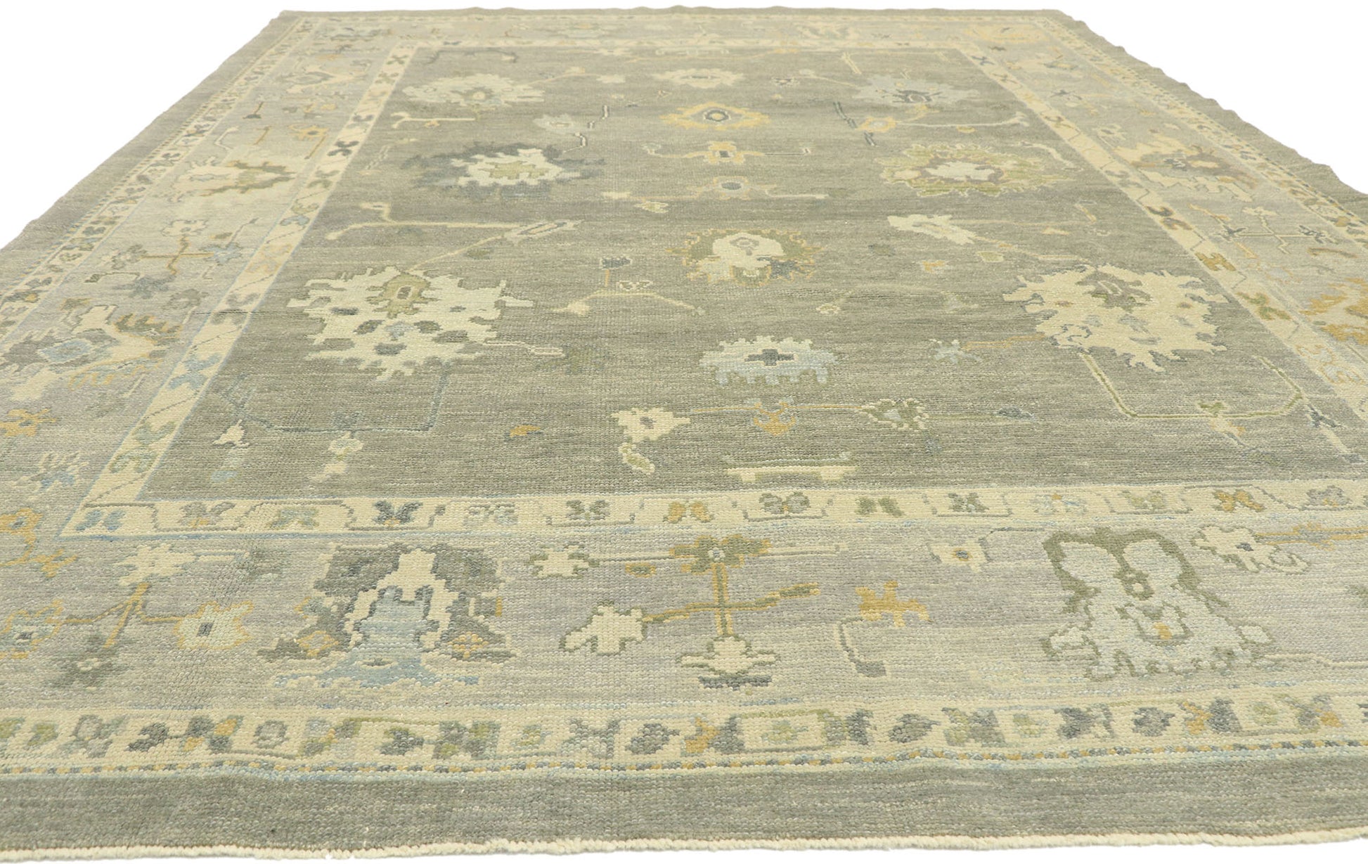 9 x 12 Contemporary Turkish Oushak Rug 52941