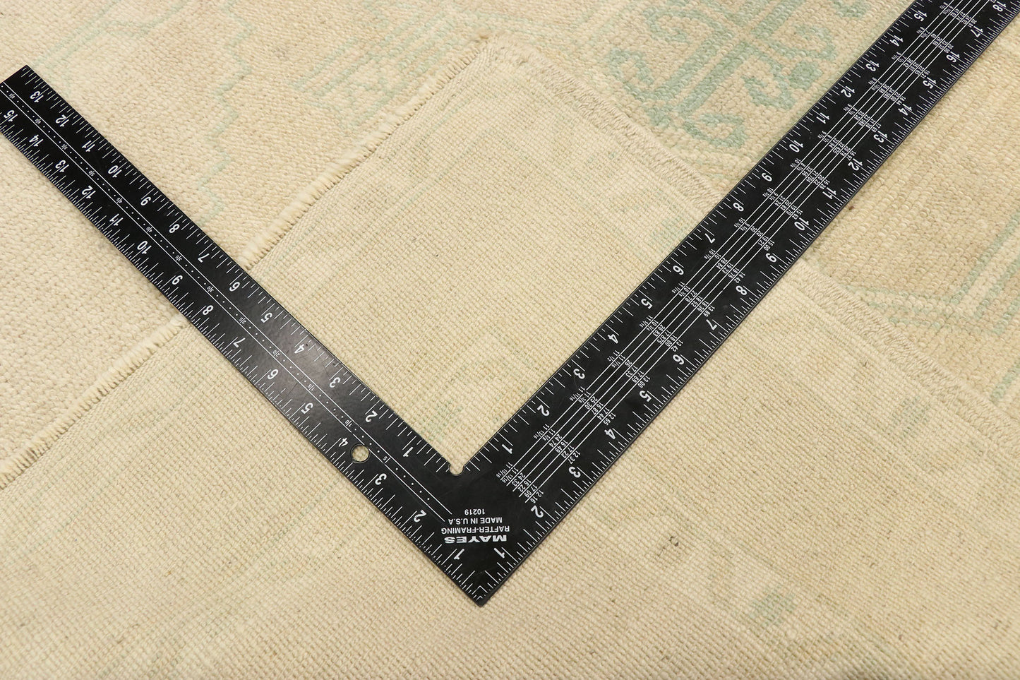 3 x 5 Vintage Turkish Oushak Prayer Rug 52968