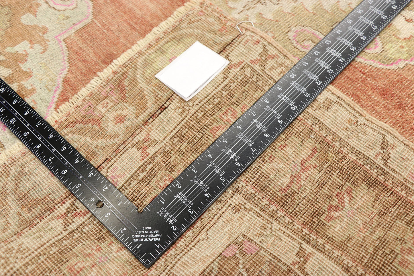 4 x 11 Vintage Turkish Oushak Runner 52979