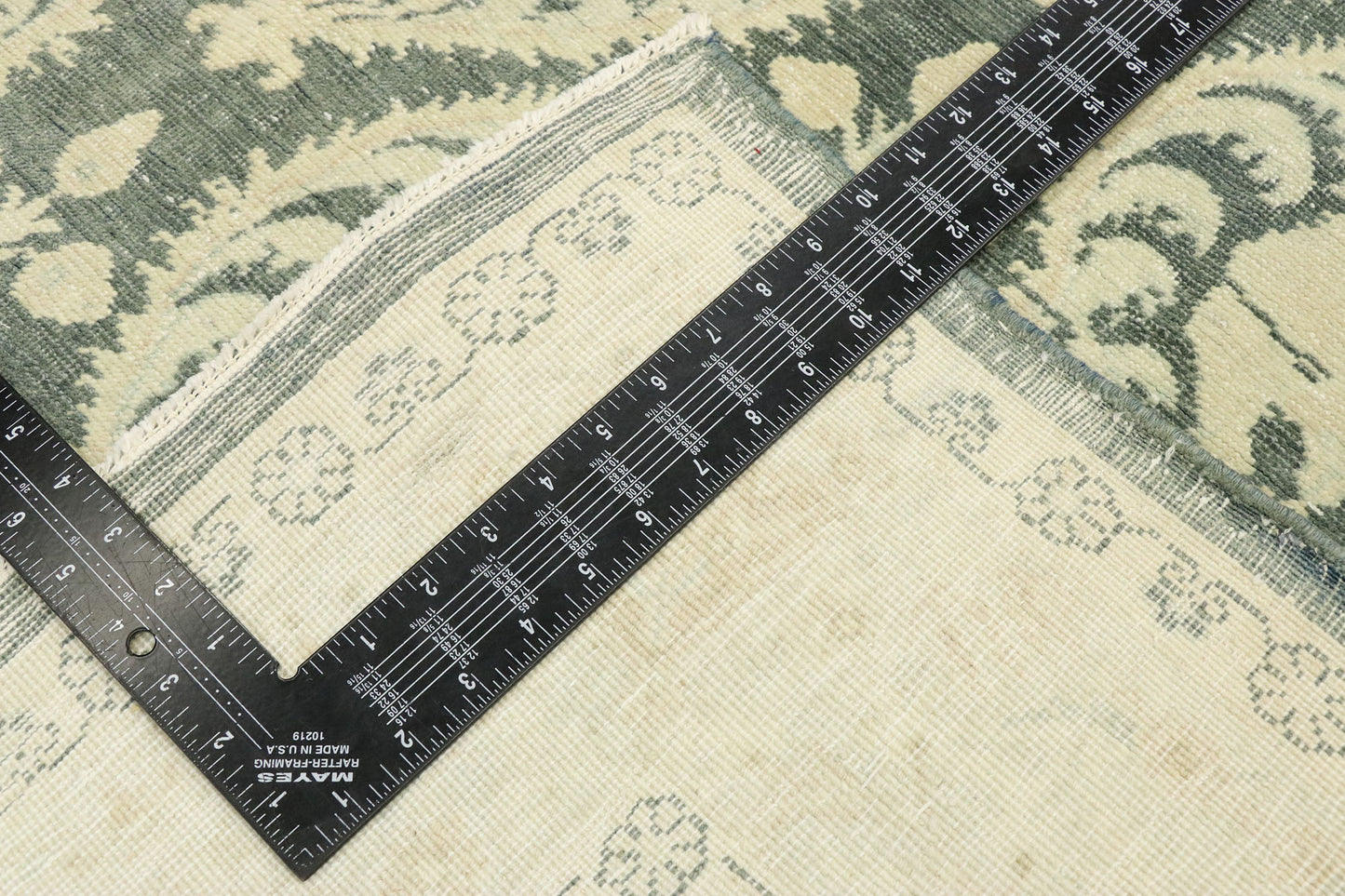 5 x 11 Distressed Vintage Romanian Rug 53033