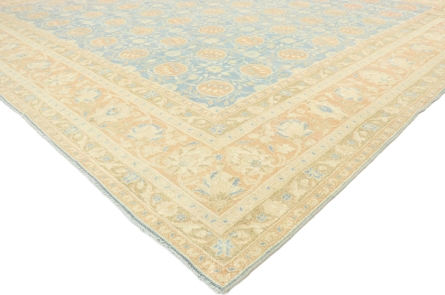 9 x 9 Vintage Portuguese Khotan Rug 53034