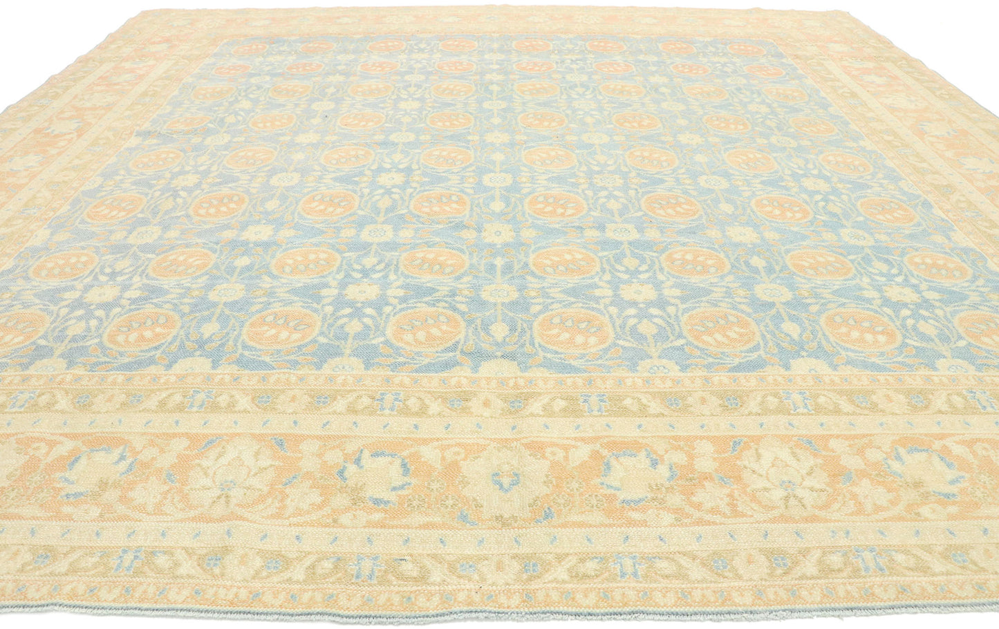 9 x 9 Vintage Portuguese Khotan Rug 53034