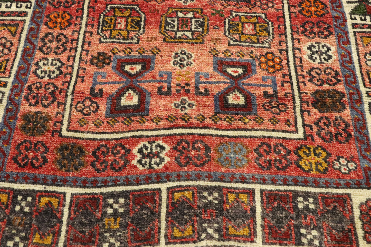 2 x 5 Vintage Turkish Oushak Prayer Rug 53038
