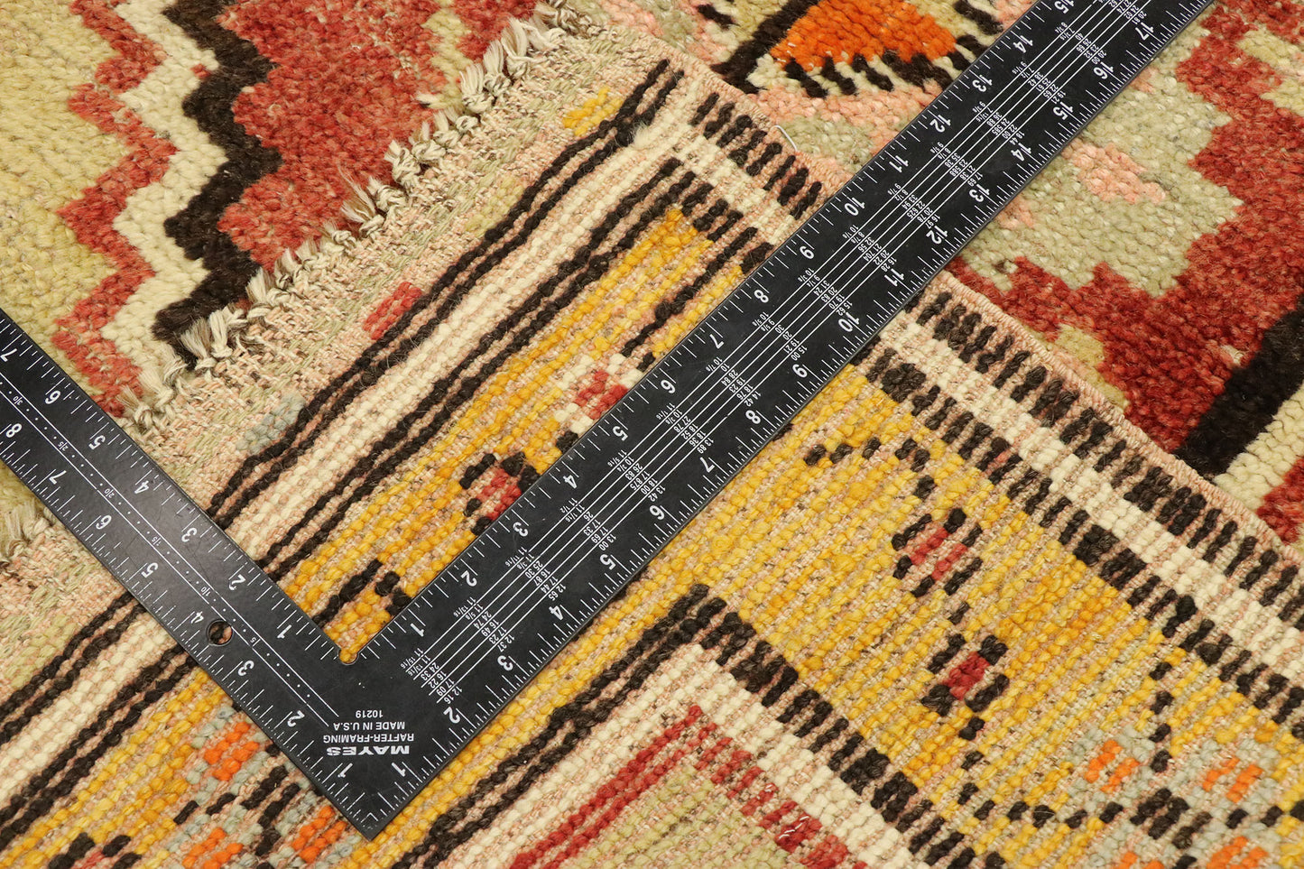 3 x 4 Vintage Turkish Oushak Rug 53040
