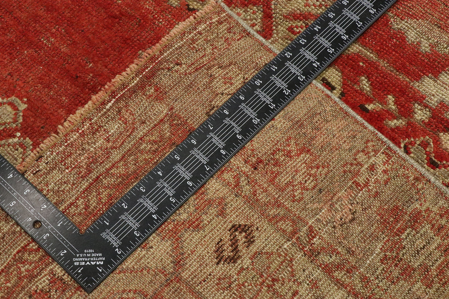 4 x 6 Vintage Turkish Oushak Rug 53052