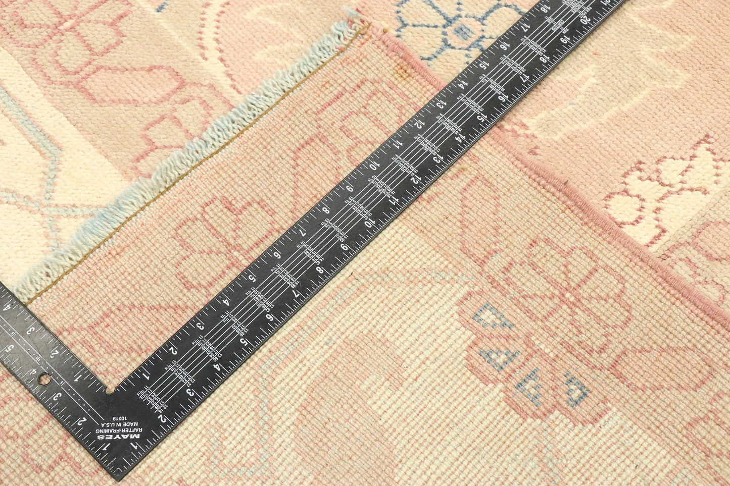 6 x 8 Vintage Turkish Oushak Rug 53055