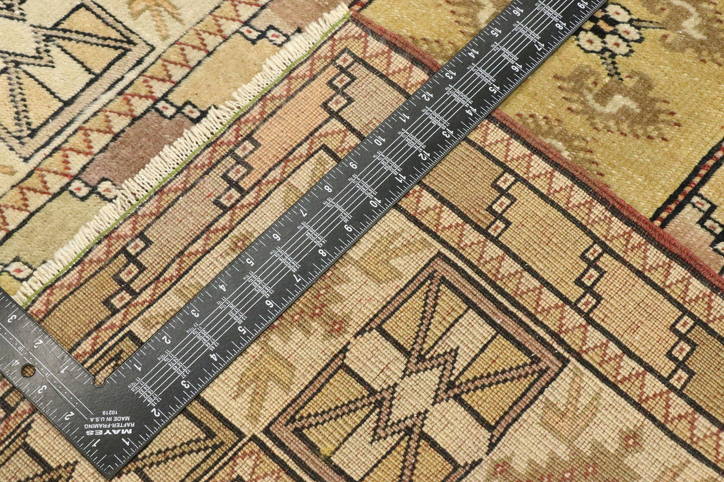 3 x 5 Vintage Turkish Oushak Rug 53063