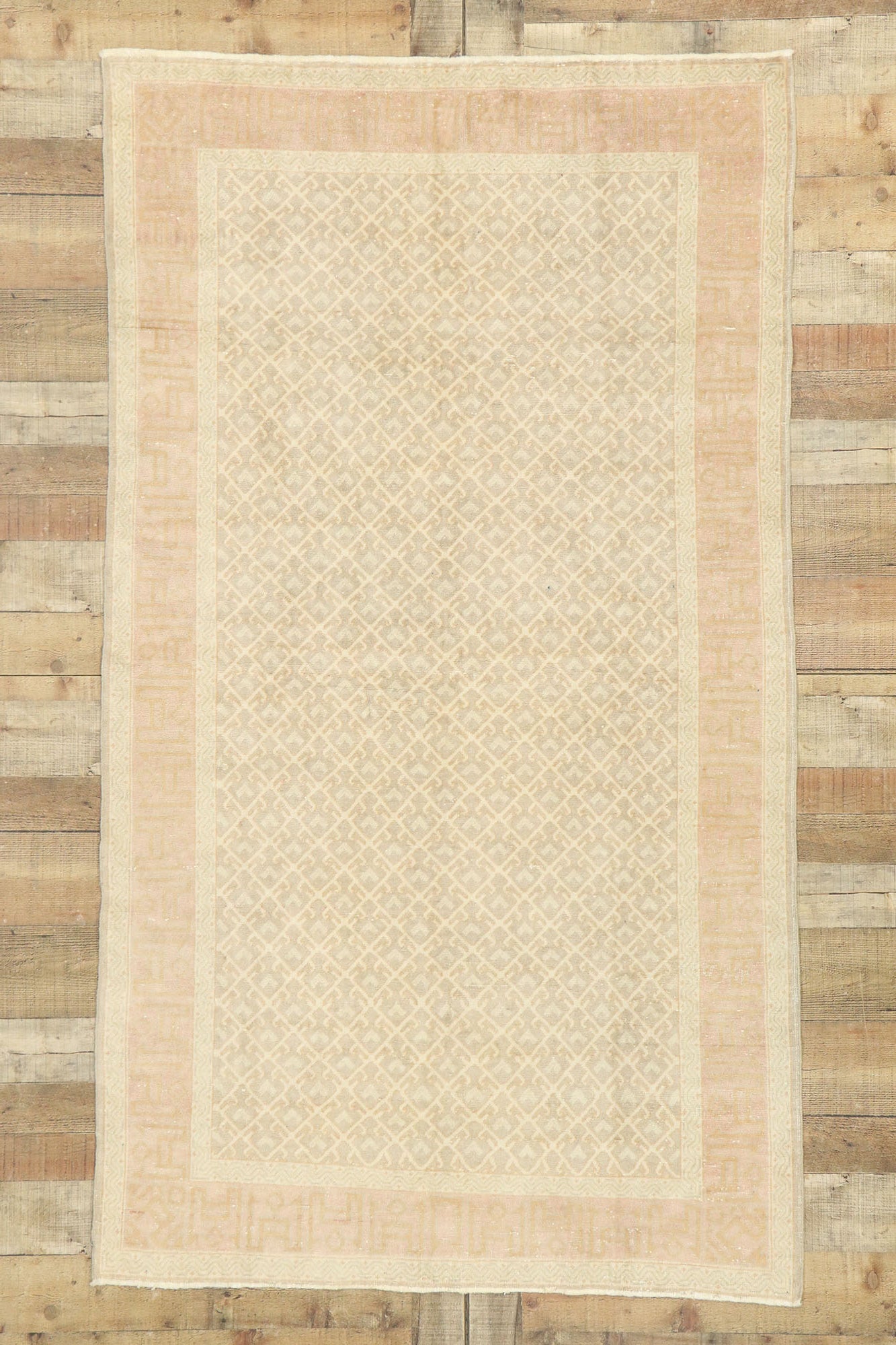 4 x 7 Vintage Turkish Sivas Rug 53072