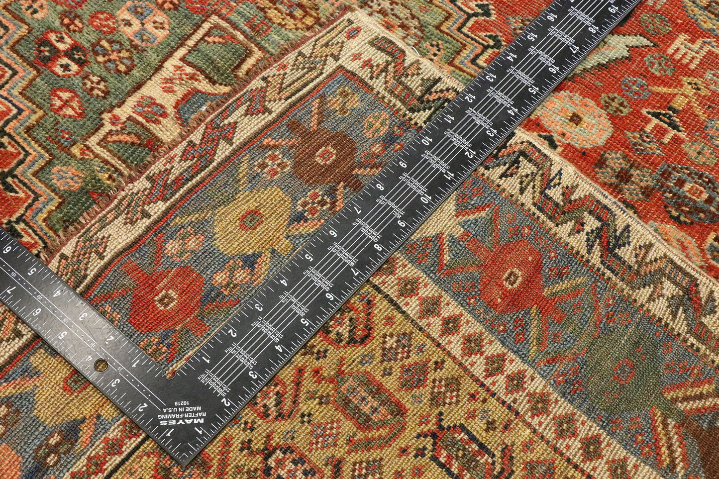 4 x 7 Vintage Persian Shiraz Rug 53087