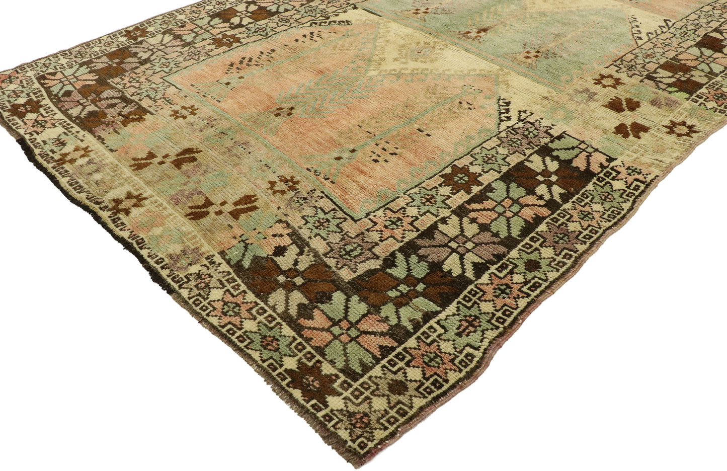 5 x 12 Vintage Turkish Prayer Saph Rug 53100
