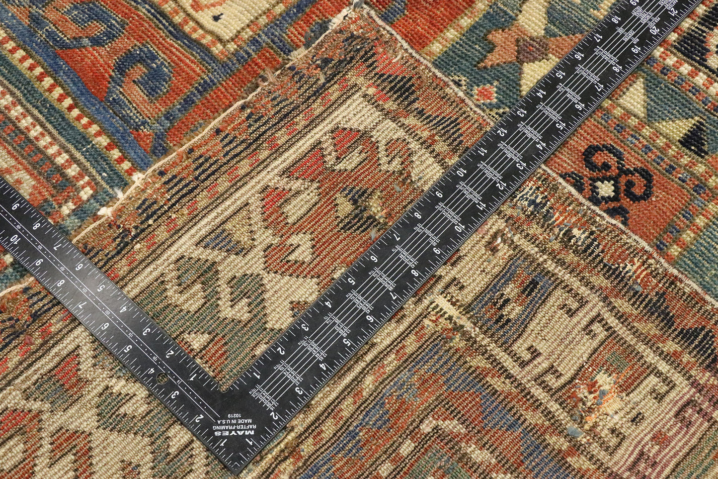 5 x 7 Antique Caucasian Kazak Rug 53101