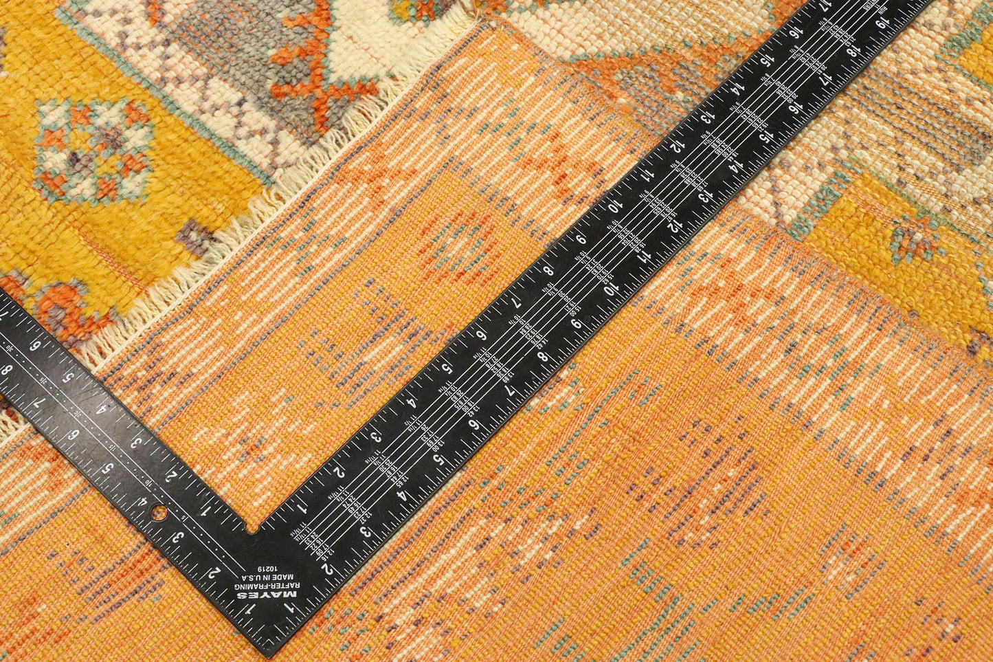 5 x 5 Vintage Turkish Oushak Rug 53102