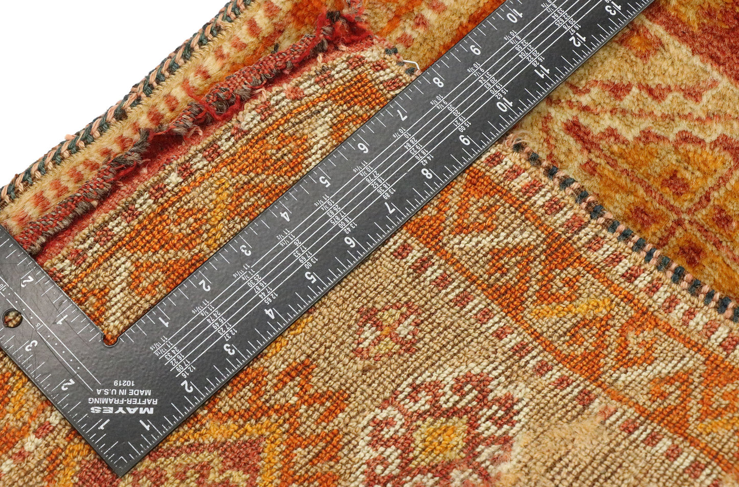 2 x 6 Vintage Turkish Oushak Saddlebag Throw Rug 53111