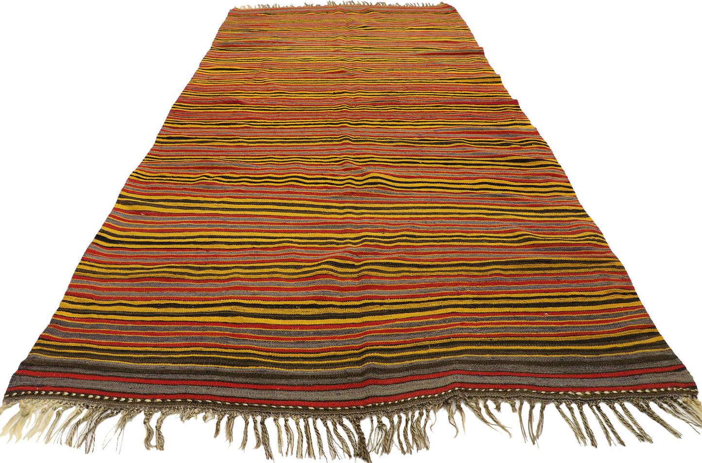 5 x 10 Vintage Turkish Kilim Rug 53112