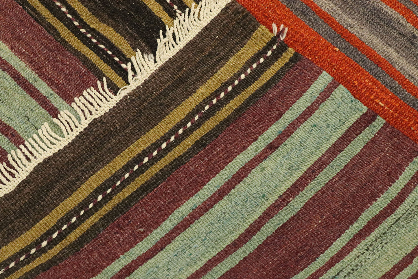 5 x 14 Vintage Turkish Kilim Rug 53114