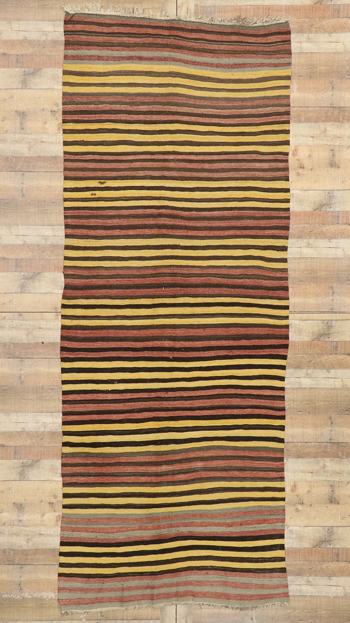 5 x 12 Vintage Turkish Kilim Rug 53116