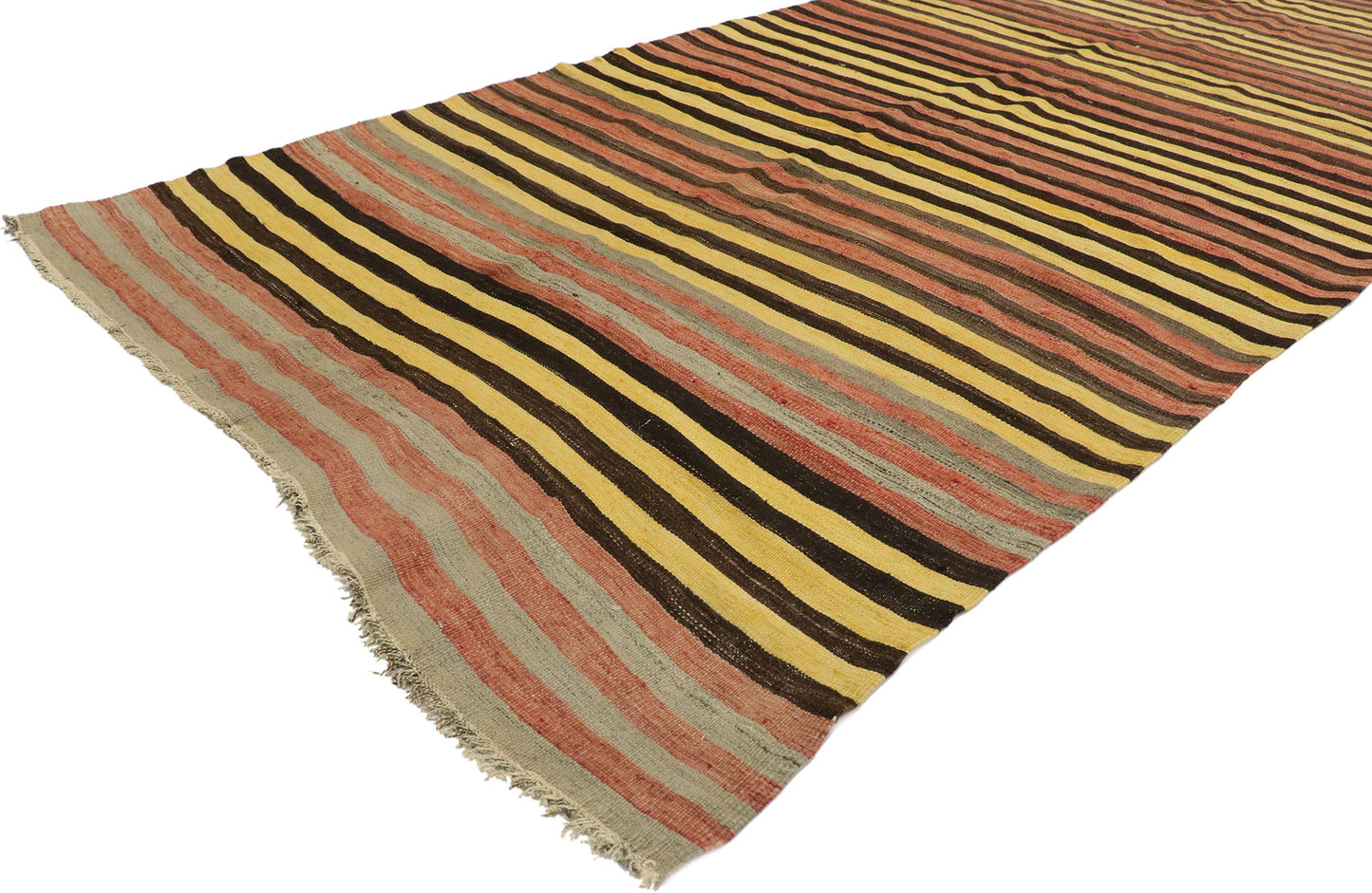 5 x 12 Vintage Turkish Kilim Rug 53116