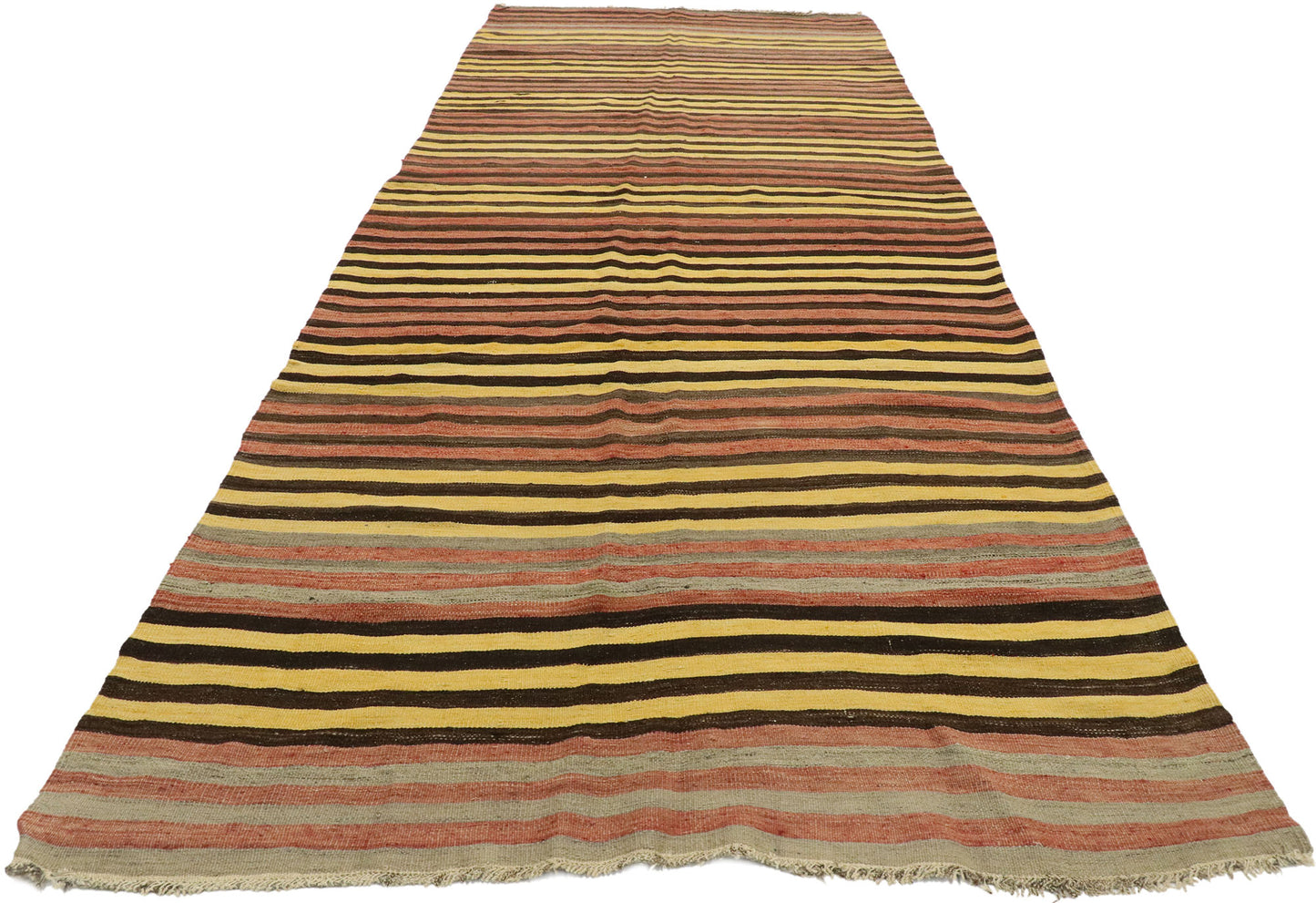 5 x 12 Vintage Turkish Kilim Rug 53116