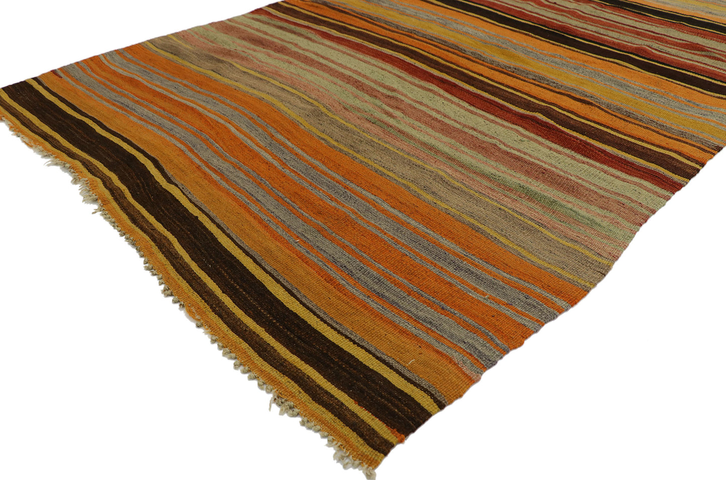 5 x 15 Vintage Turkish Kilim Rug 53117