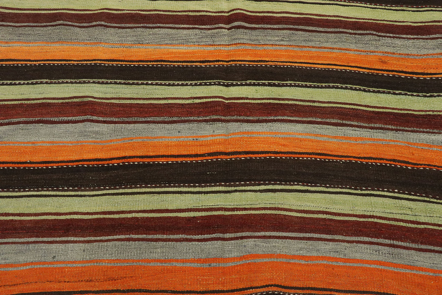 5 x 13 Vintage Turkish Kilim Runner 53123