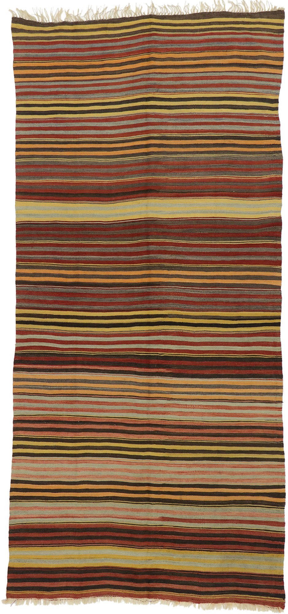 5 x 11 Vintage Turkish Kilim Rug 53125