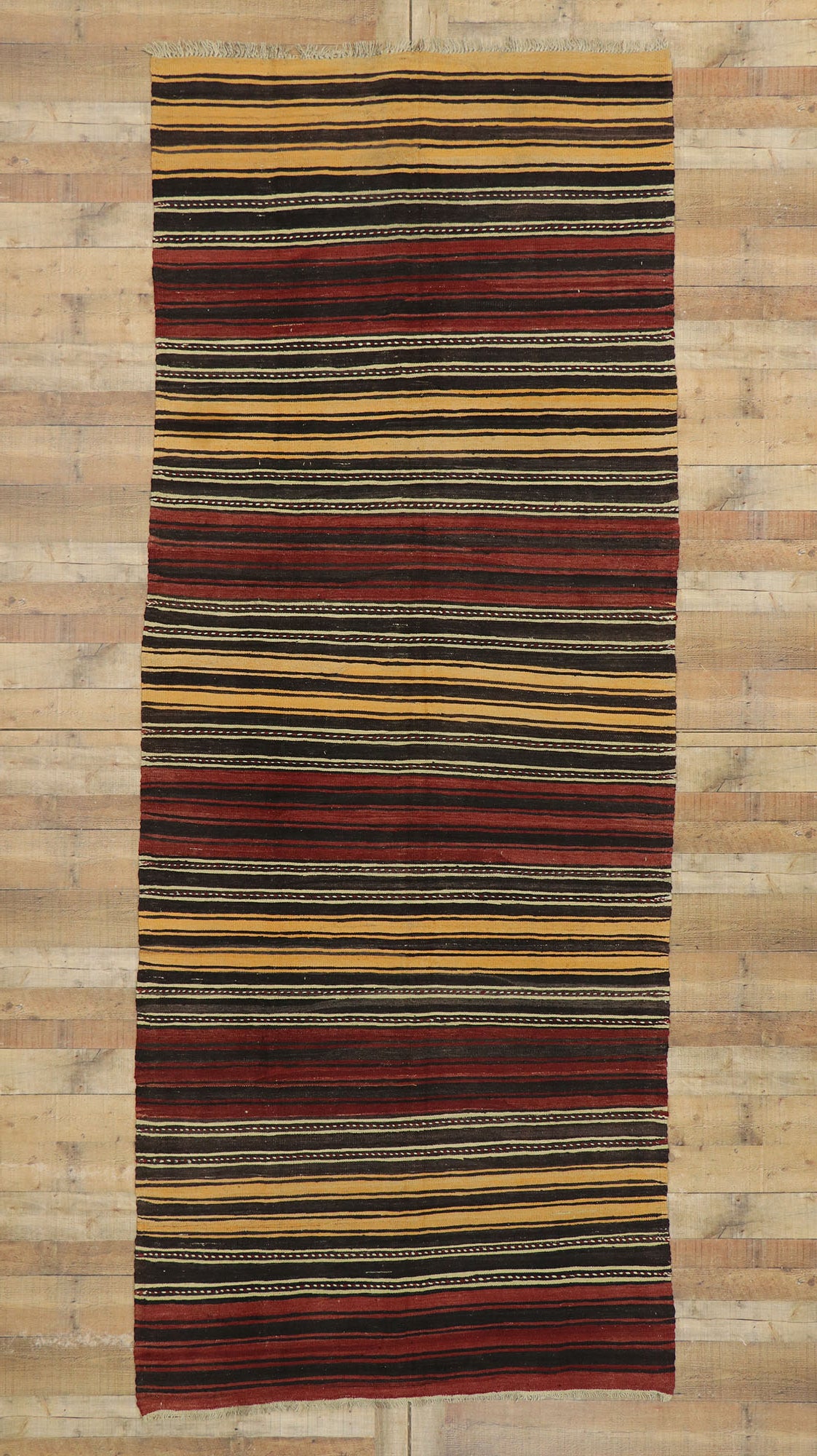 5 x 12 Vintage Turkish Kilim Rug 53131