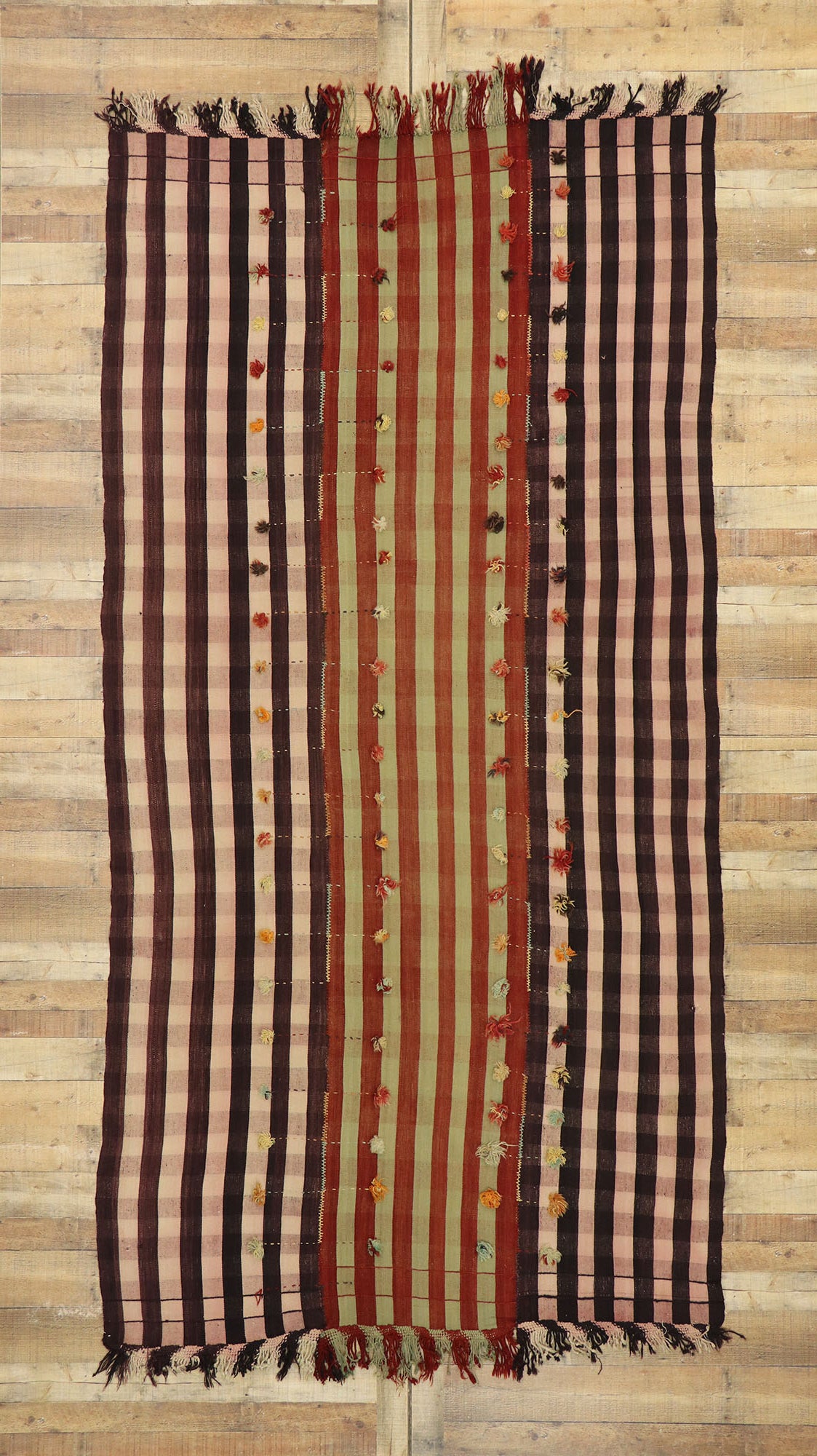 6 x 12 Vintage Turkish Kilim Runner 53132
