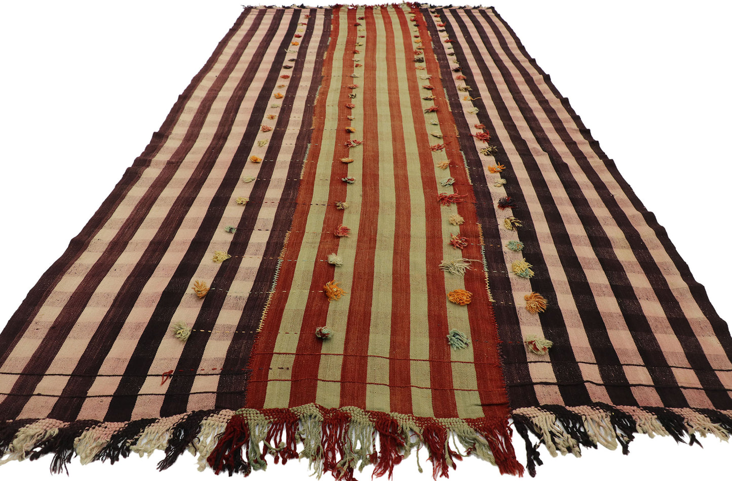 6 x 12 Vintage Turkish Kilim Runner 53132