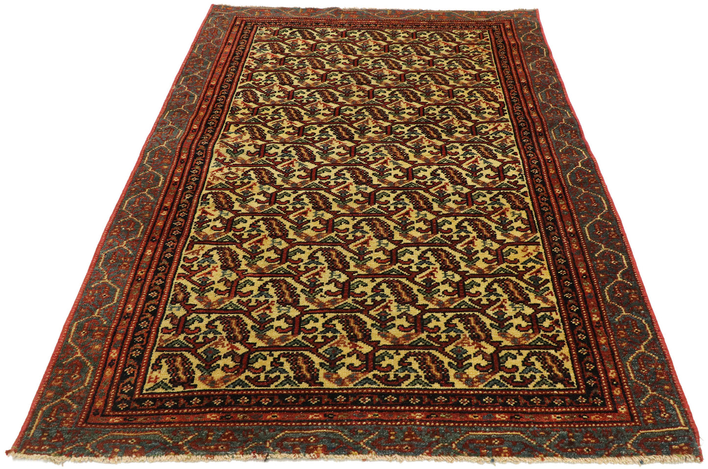 3 x 6 Vintage Persian Malayer Rug 53145