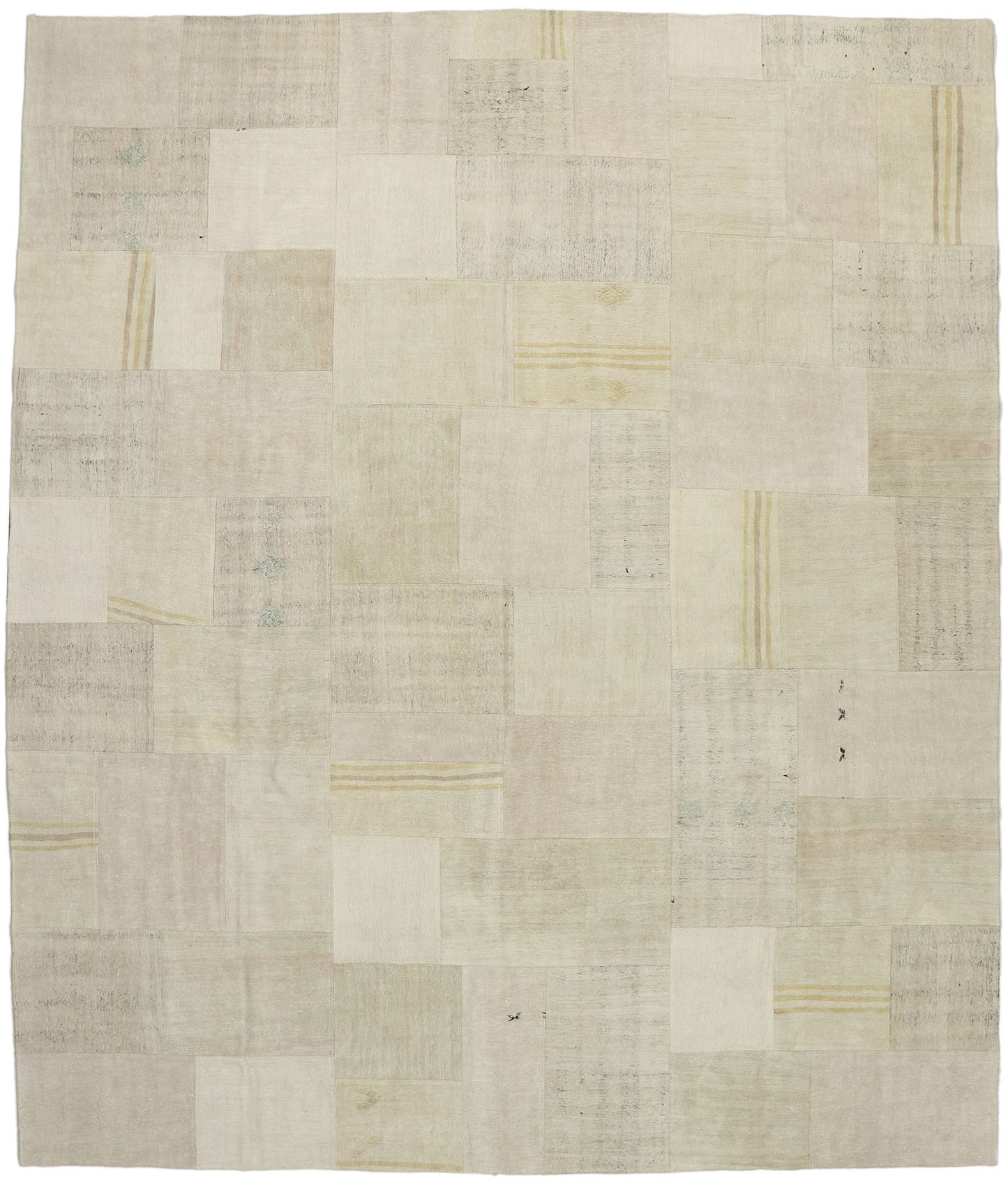 12 x 14 Vintage Turkish Patchwork Rug 53166