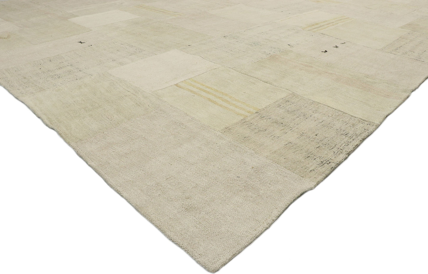 12 x 14 Vintage Turkish Patchwork Rug 53166