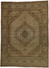 13 x 18 Antique Persian Tabriz Rug 53173