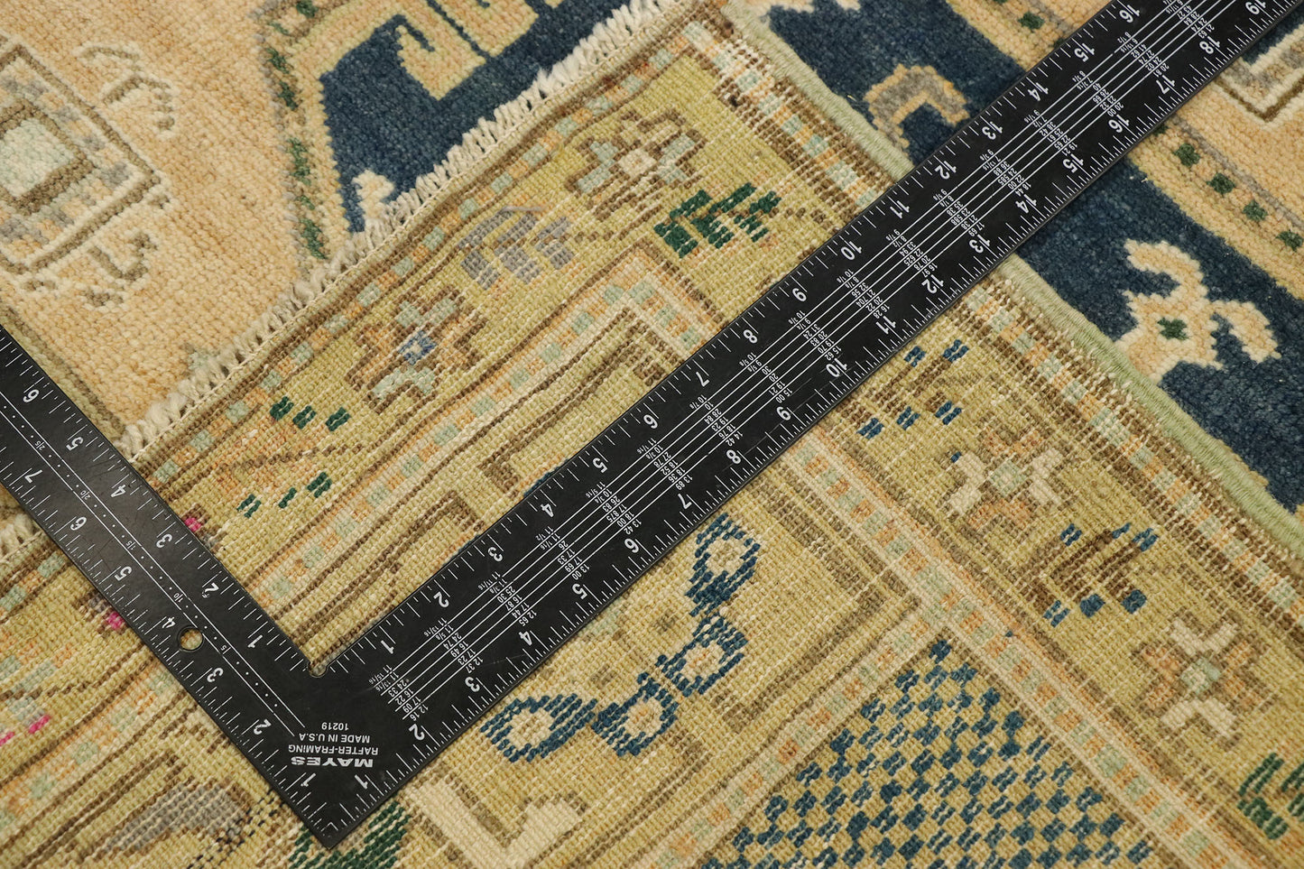 3 x 6 Vintage Turkish Oushak Rug 53187