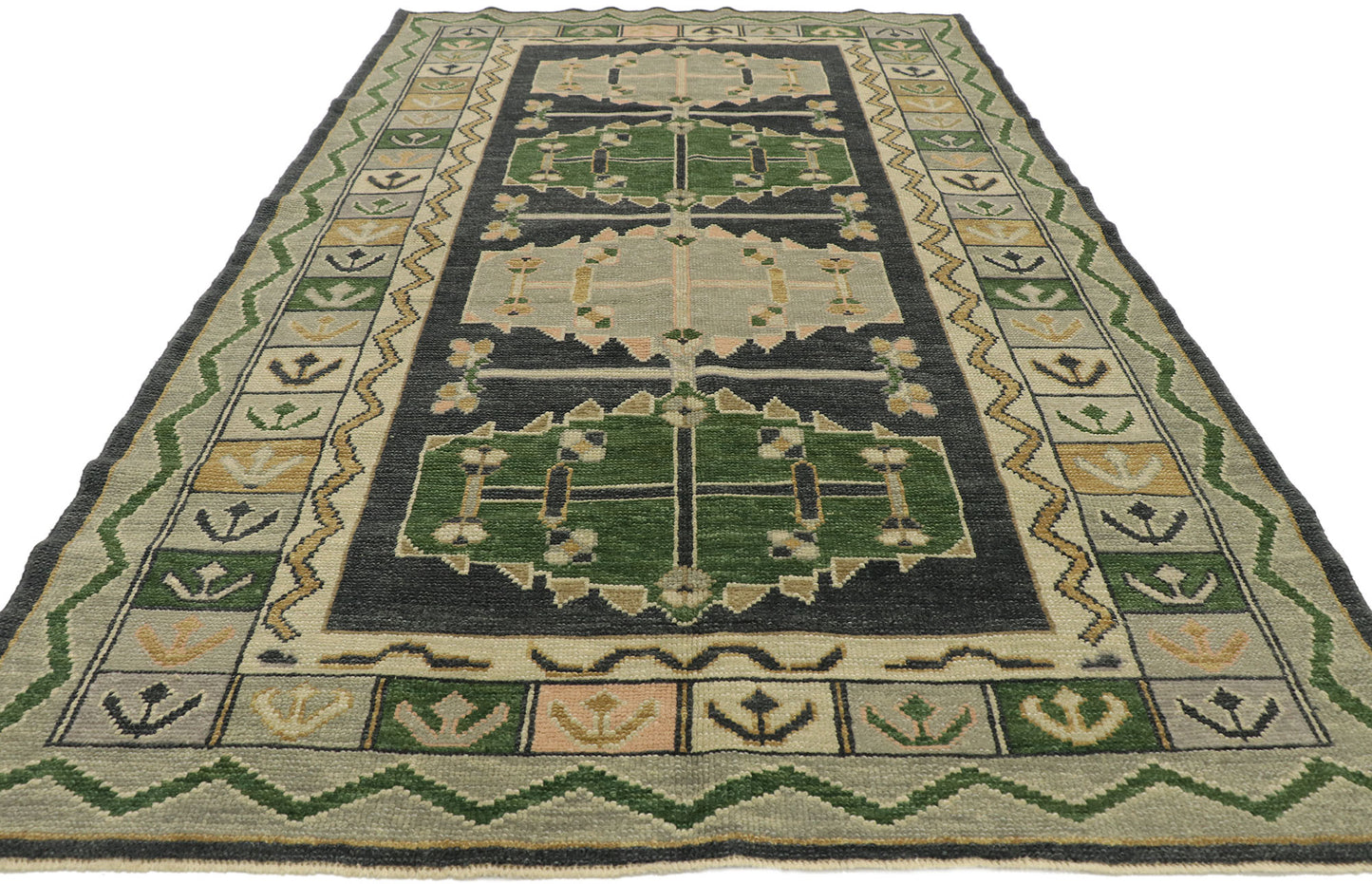 5 x 9 Turkish Oushak Rug 53194