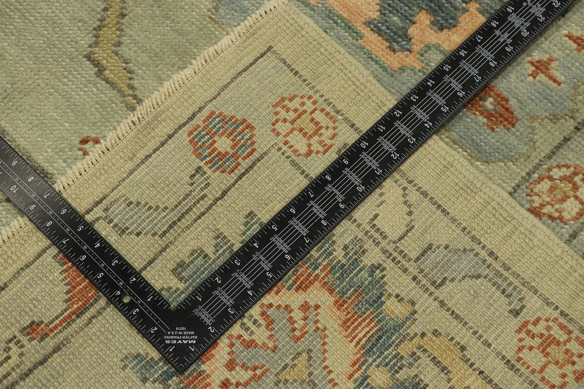 9 x 13 Colorful Turkish Oushak Rug 53195