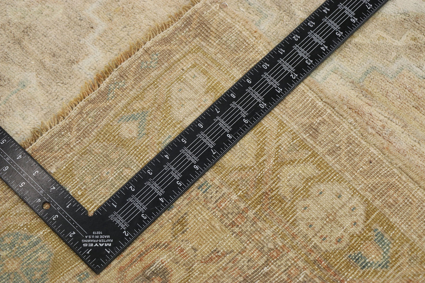 3 x 6 Vintage Turkish Oushak Rug 53210