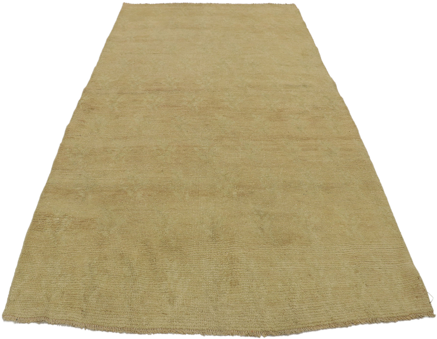 3 x 7 Vintage Turkish Oushak Rug 53211