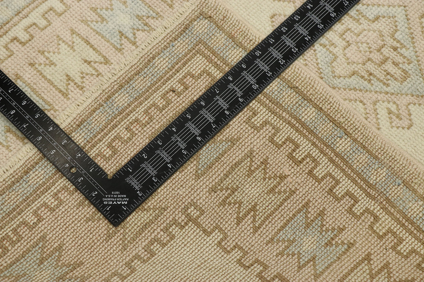 3 x 8 Vintage Turkish Oushak Runner 53212