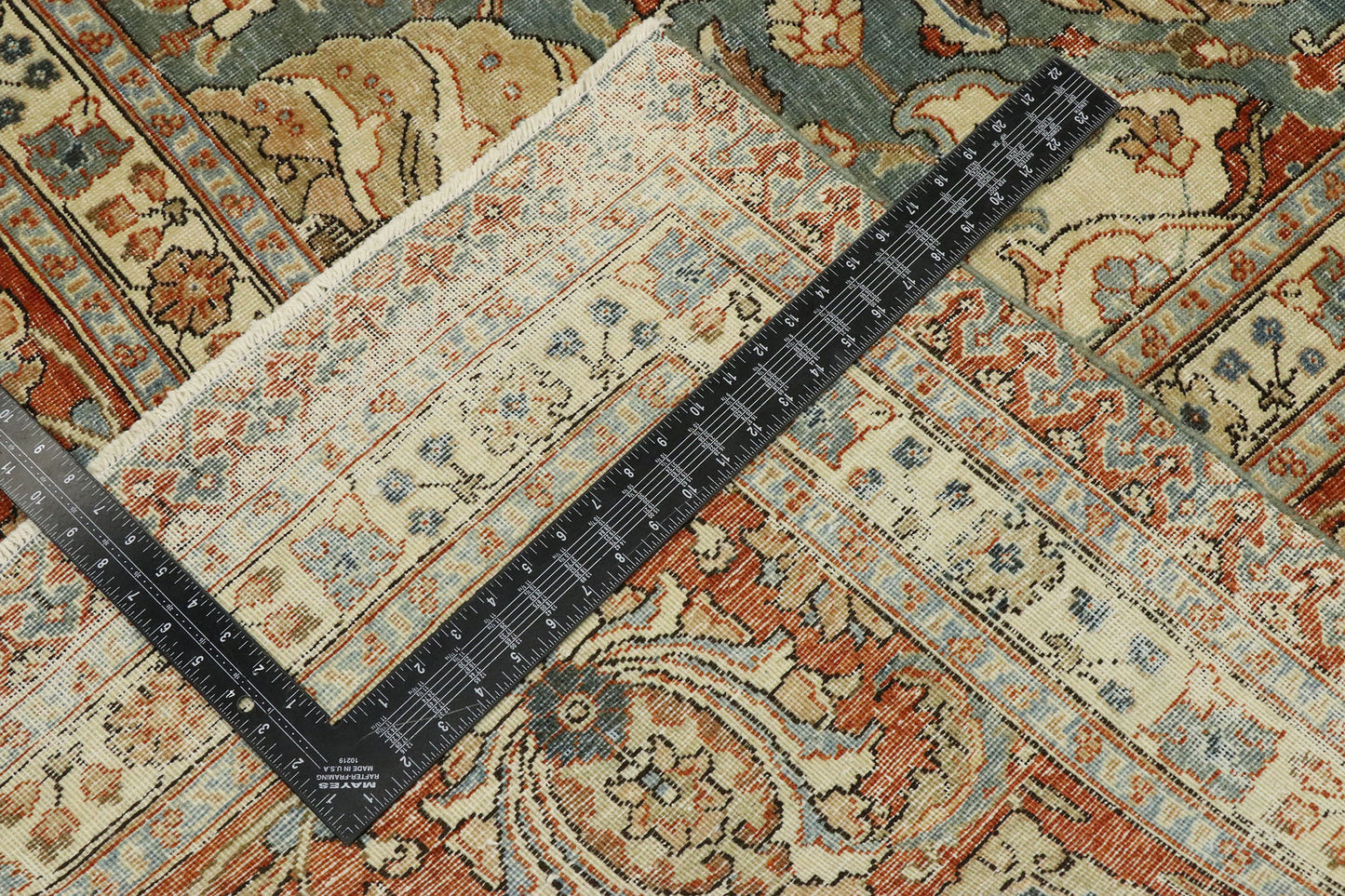 11 x 15 Antique Persian Tabriz Rug 53221
