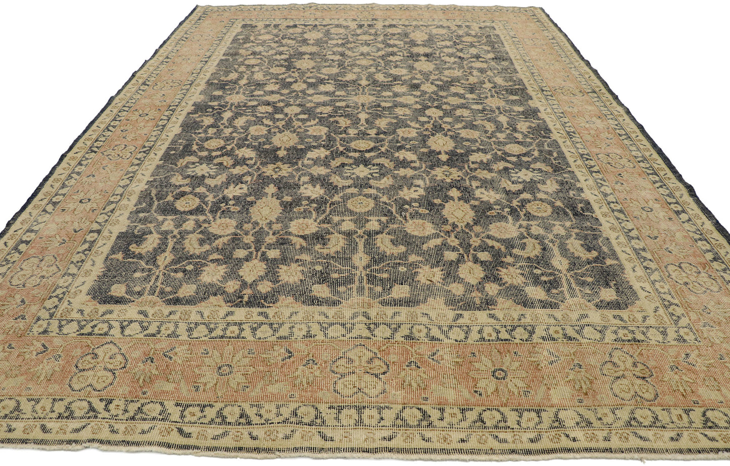 7 x 10 Vintage Turkish Sivas Rug 53228