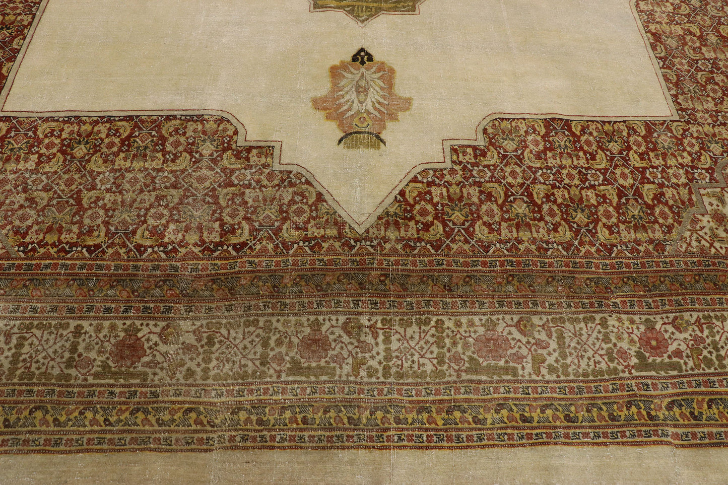 11 x 14 Antique Persian Tabriz Rug 53250