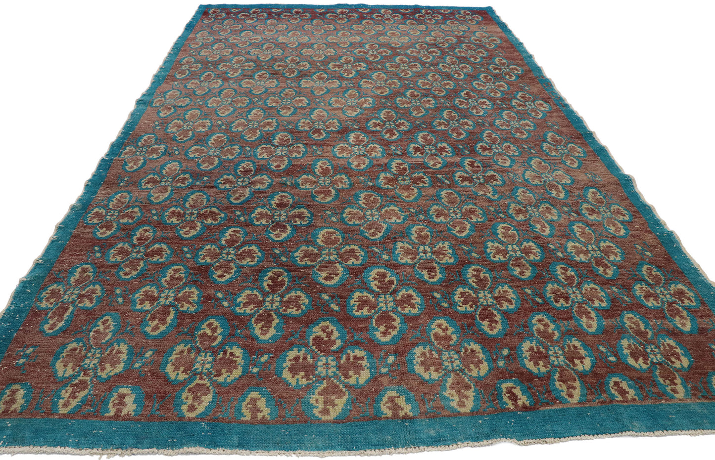 6 x 10 Vintage Turkish Sivas Rug 53251
