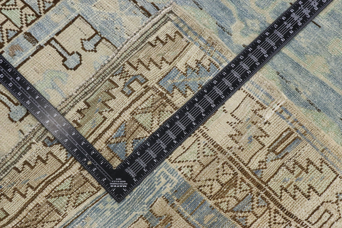 4 x 11 Vintage Turkish Oushak Runner 53256
