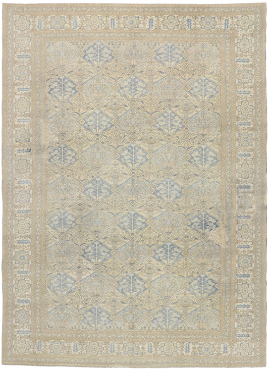 9 x 12 Vintage Turkish Oushak Rug 53259