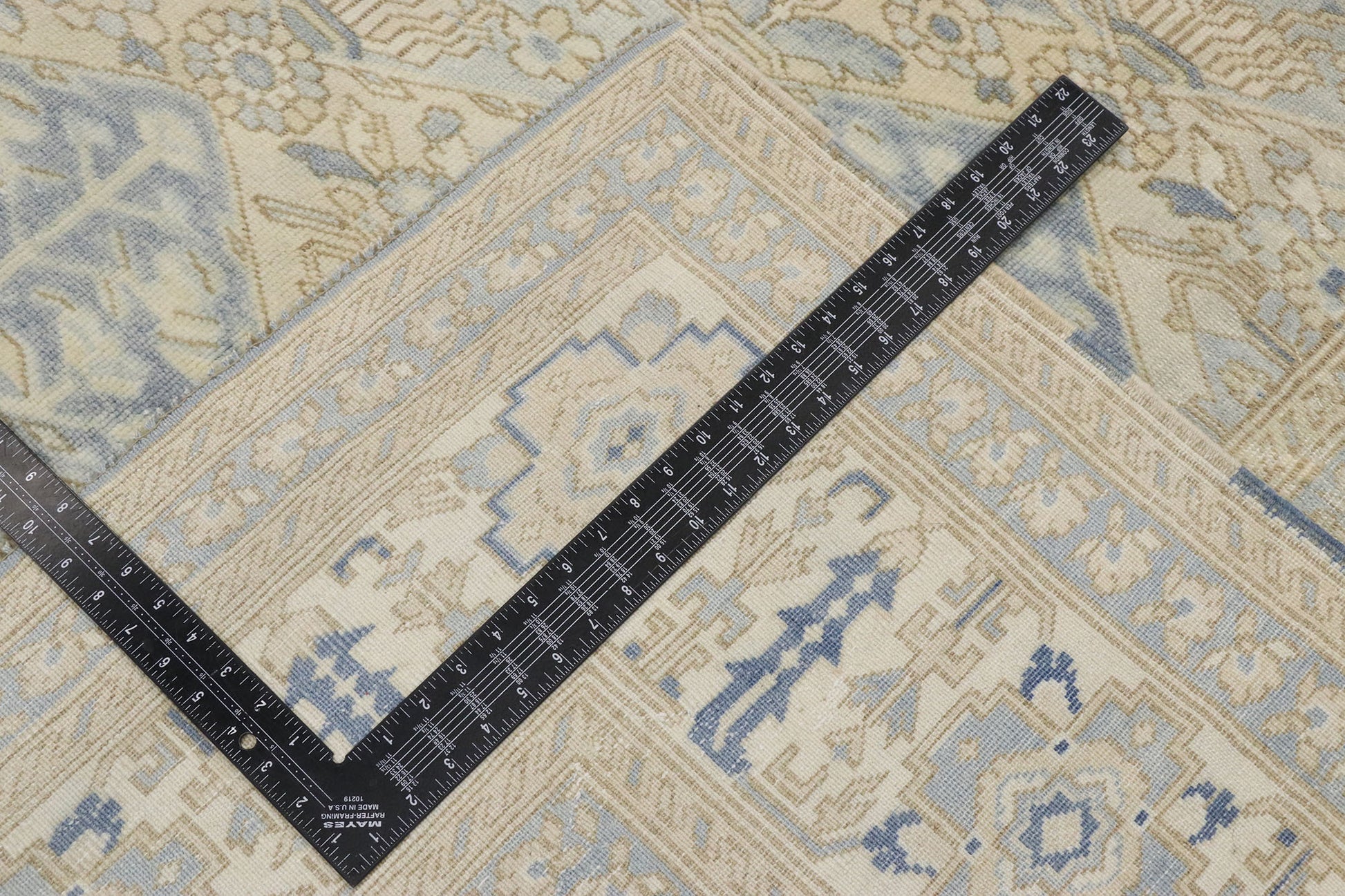 9 x 12 Vintage Turkish Oushak Rug 53259