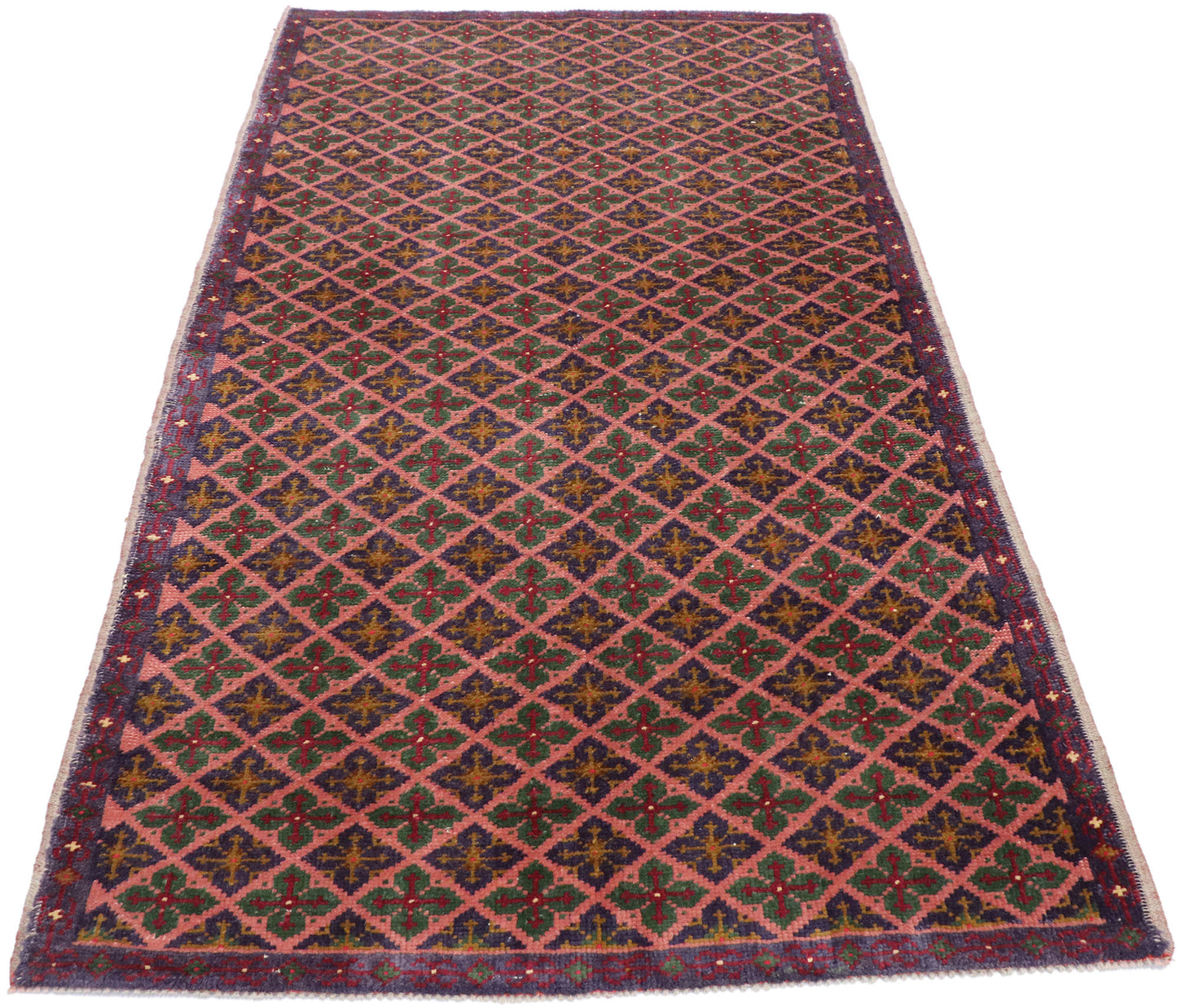 3 x 6 Vintage Turkish Sivas Rug 53262