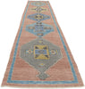 3 x 14 Modern Tribal Turkish Oushak Rug 53265