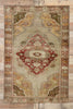 4 x 6 Vintage Turkish Oushak Rug 53273