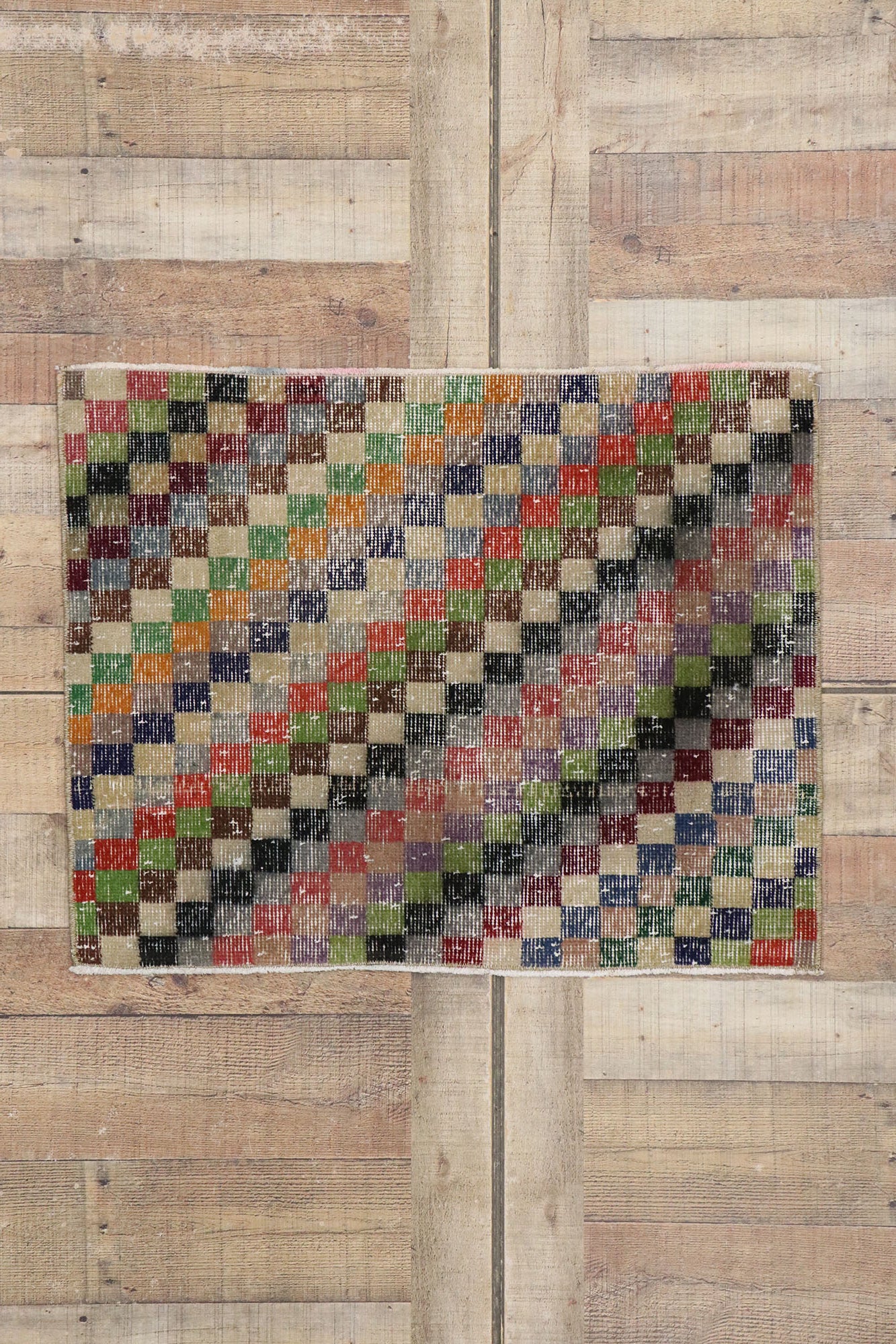2 x 3 Vintage Turkish Sivas Rug 53285